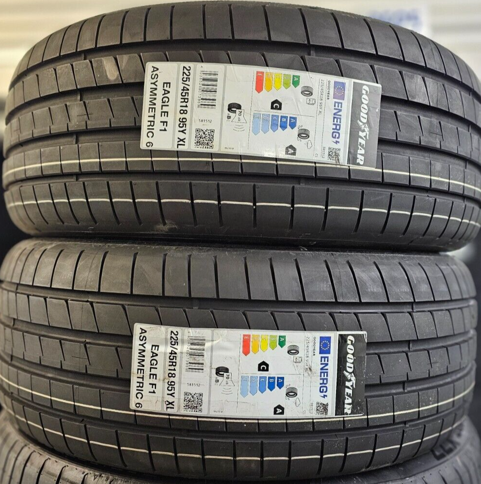 5CP910CF7) 送料無料 225/45R18 EAGLE LS EXE グッドイヤー18インチ夏タイヤ4本セット 　2018年製　サマータイヤ 2X NEW GOODYEAR F1 ASYMMETRIC 6 225⁄45⁄18 225 45 ZR18 XL 95Y TYRES